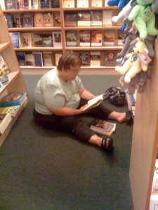 Enjoying a Bookstore